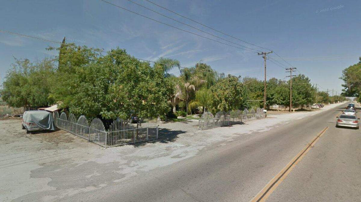 House on 8500 block of East Dinuba Avenue