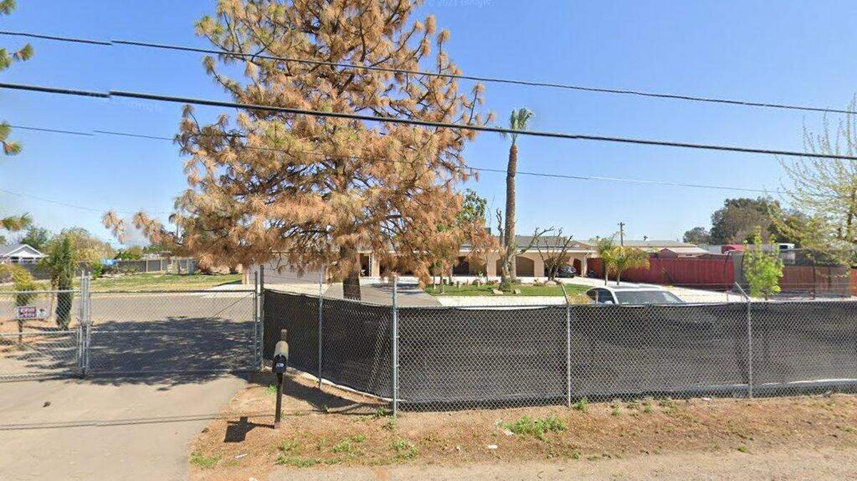 House on 1100 block of North Brawley Avenue