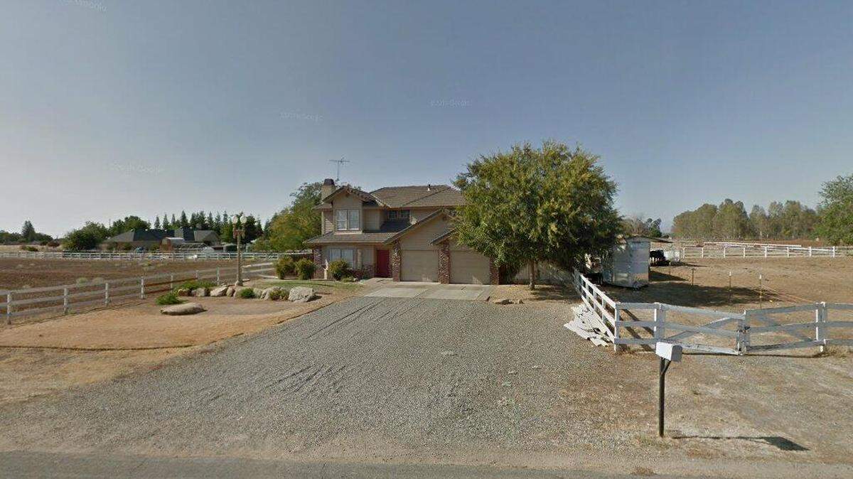 House on 13100 block of East Rialto Avenue