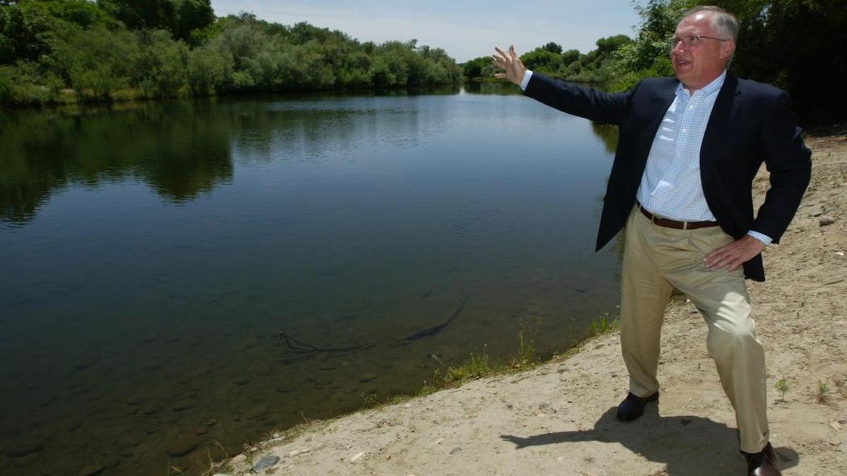Bob McCaffrey, a member of Rio Mesa Holdings LLC, stands next to the San Joaquin River in 2007 during the early stages of his fight to ensure that his development would have access to the river. On Tuesday, March 15, 2016, a Fresno jury awarded $25 million to Rio Mesa, saying that a national title company failed to protect the development’s access to the river after other property owners in the area claimed they had a right to block the access.