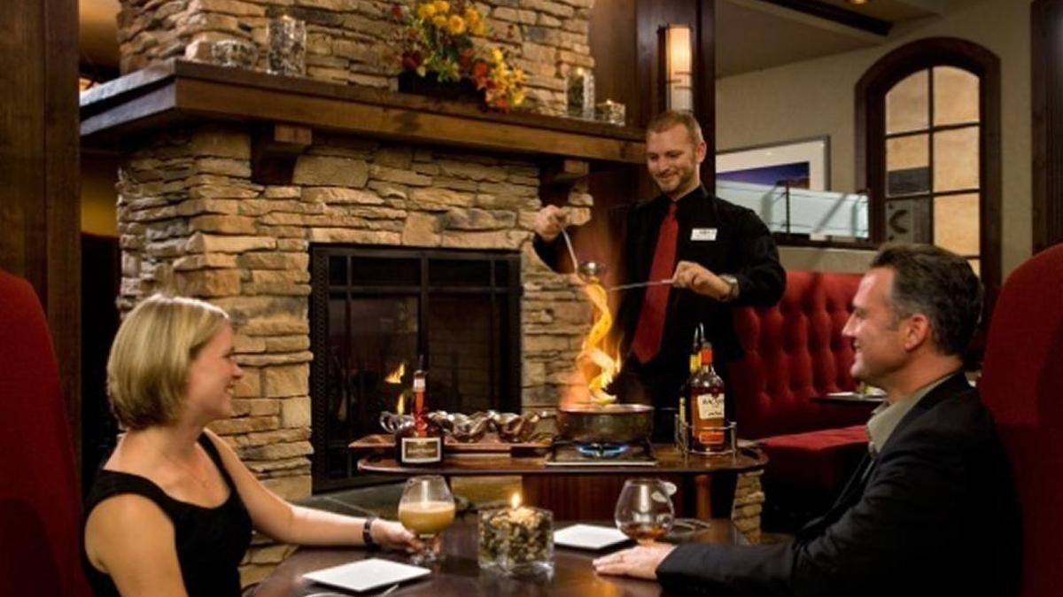 Tenaya Lodge at Yosemite is hiring nearly 100 people for its busy season. Jobs are available at several of the resort’s on-site restaurants (pictured in this photo from 2013) and in other departments.
