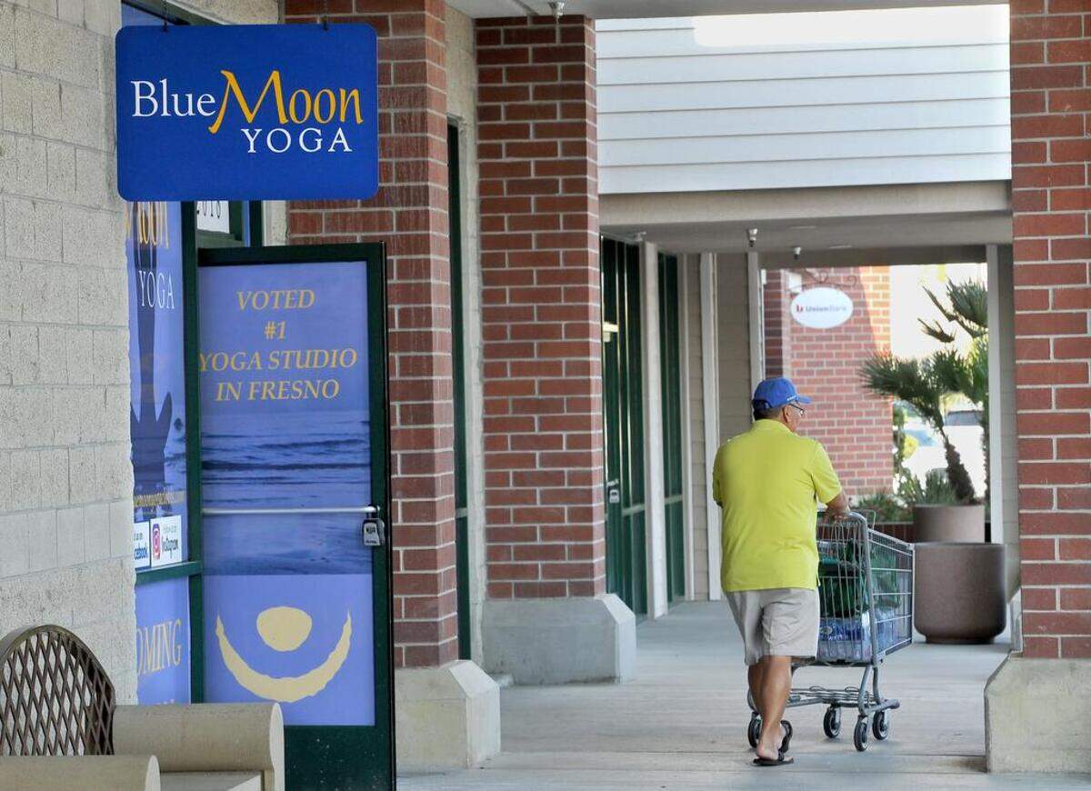 Blue Moon Yoga is nearly complete in the Trading Post shopping center, southeast corner of Clovis and Herndon avenues.