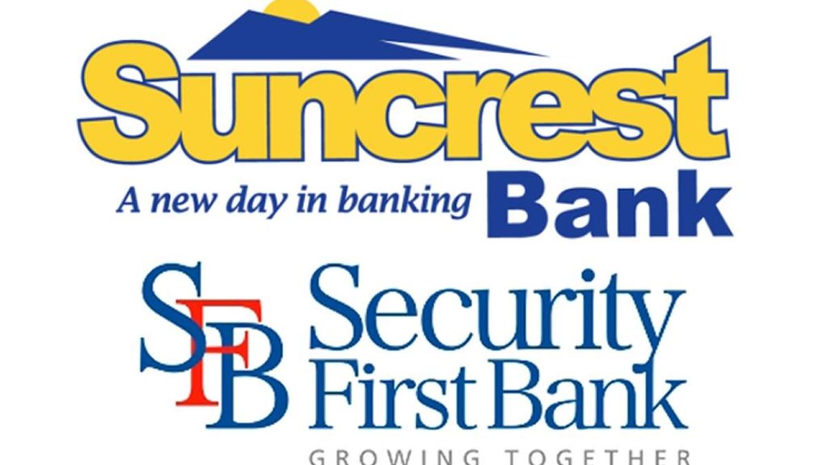 Suncrest Bank, based in Visalia, and Fresno-based Security First Bank announced an agreement for a cash-and-stock deal valued at about $18.1 million.