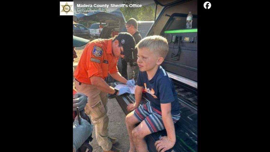 A 5-year-old boy was found after he was missing overnight, California deputies said.