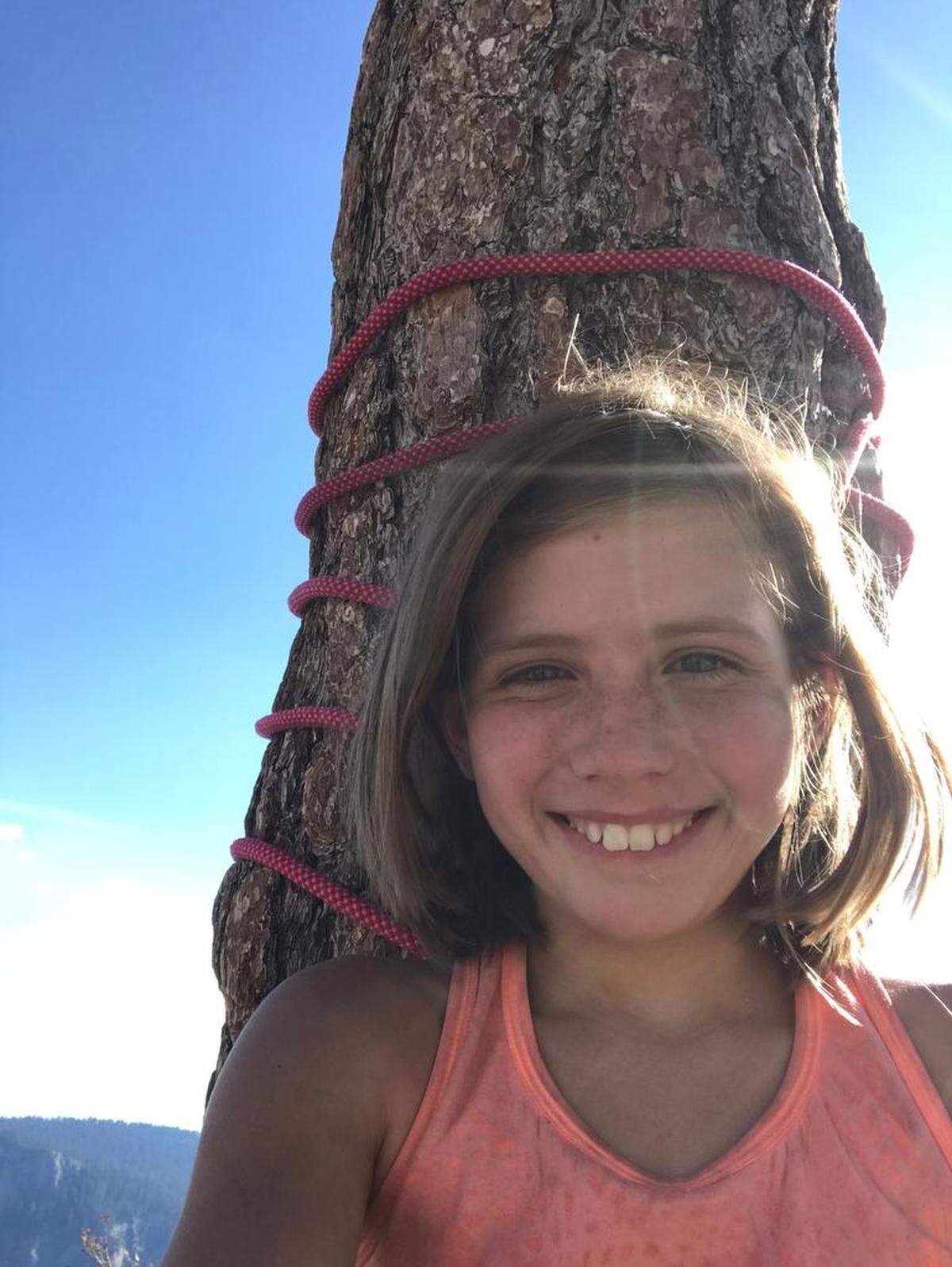 Selah Schneiter, 10, became the youngest recorded person to climb El Capitan’s Nose route in Yosemite National Park in June 2019.