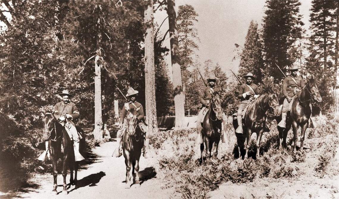 Yosemite Park Ranger, Shelton Johnson, is to present his award-winner program in Fresno for the celebration of the Yosemite Association's 80th Anniversary. To commemorate its anniversary, the association will hold a special presentation of Ranger Shelton Johnson’s award winning program, "Buffalo Soldiers of the Sierra" at the Fresno Metropolitan Museum on Sunday, August 17th from 5:00 pm to 7:30 pm. His living history program tells the story of the African-American soldiers who became the first "rangers" assigned to protect Yosemite and Sequoia and Kings Canyon over a hundred years ago. 