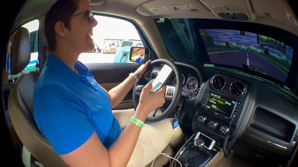 
Reality Rides virtual distracted driving simulator

