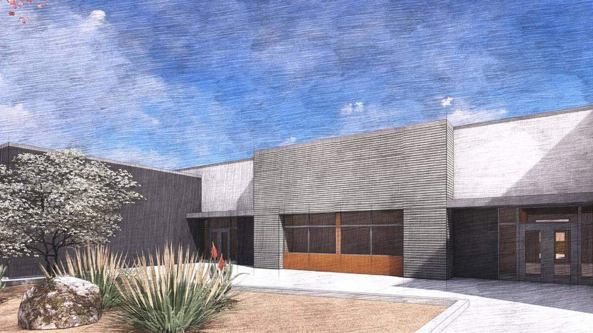 Digital rendering of Hirayama Elementary School in the Clovis Unified School District. The district’s 35th elementary school is the first campus in Clovis named after a Japanese-American person; it is to open in August.