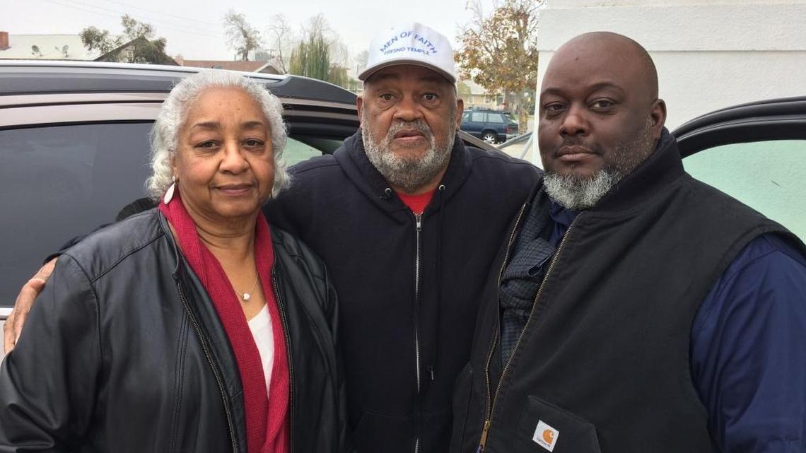 In his battle against the Fresno Police Department, former police officer Gerald Miller, right, says he gets his inner strength from his parents, Bessie and Harry Miller, and his wife, Alysa Foster Miller, not shown.