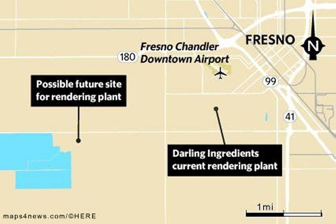 An agreement between Darling Ingredients and the city of Fresno helps clear the way for relocating the company’s West Fresno rendering plant to a site several miles outside the city.