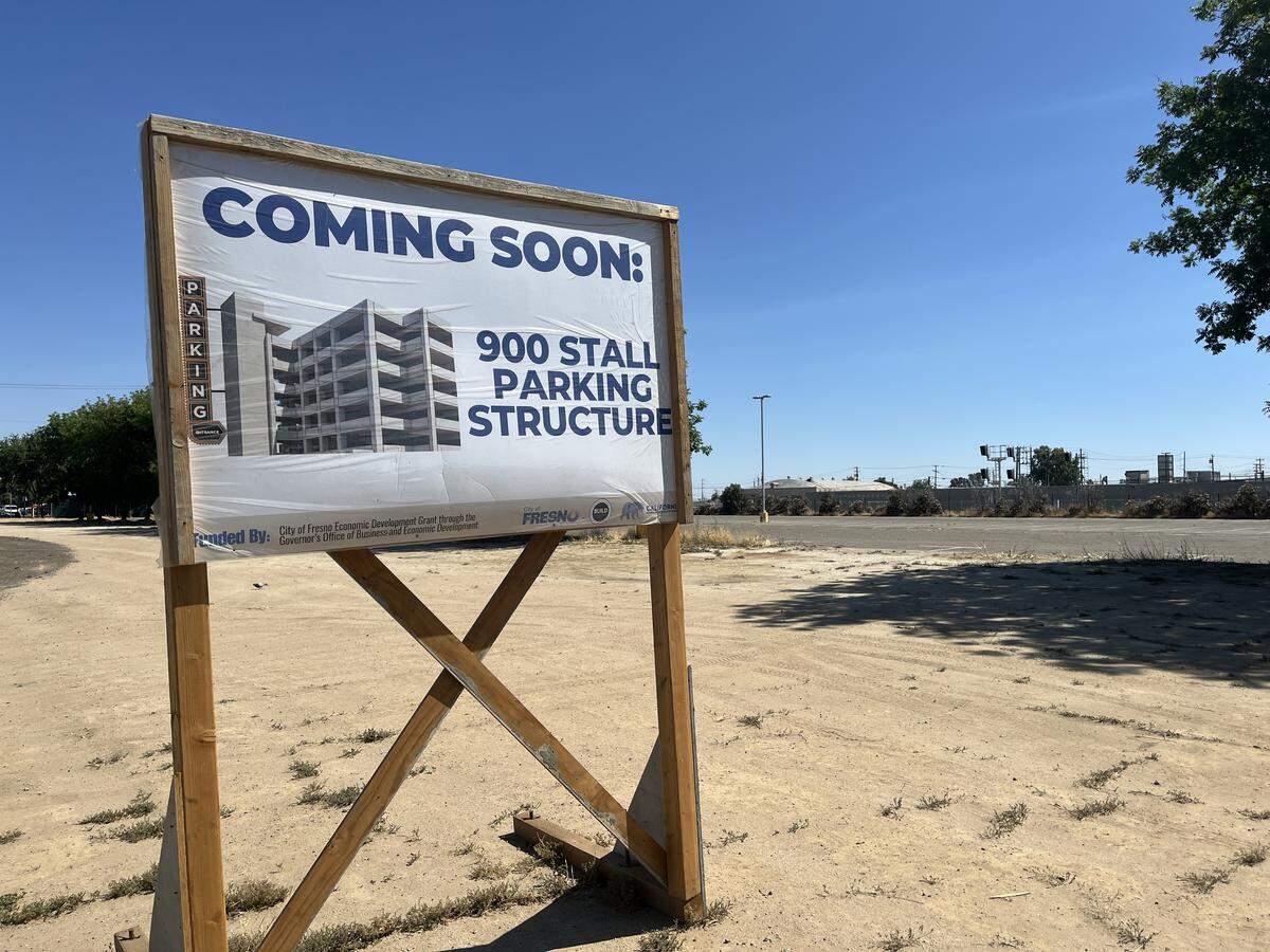 The Fresno City Council approved a $45 million parking garage project at H and Inyo streets, across the street from Chukchansi Park, seen here on May 21, 2026.