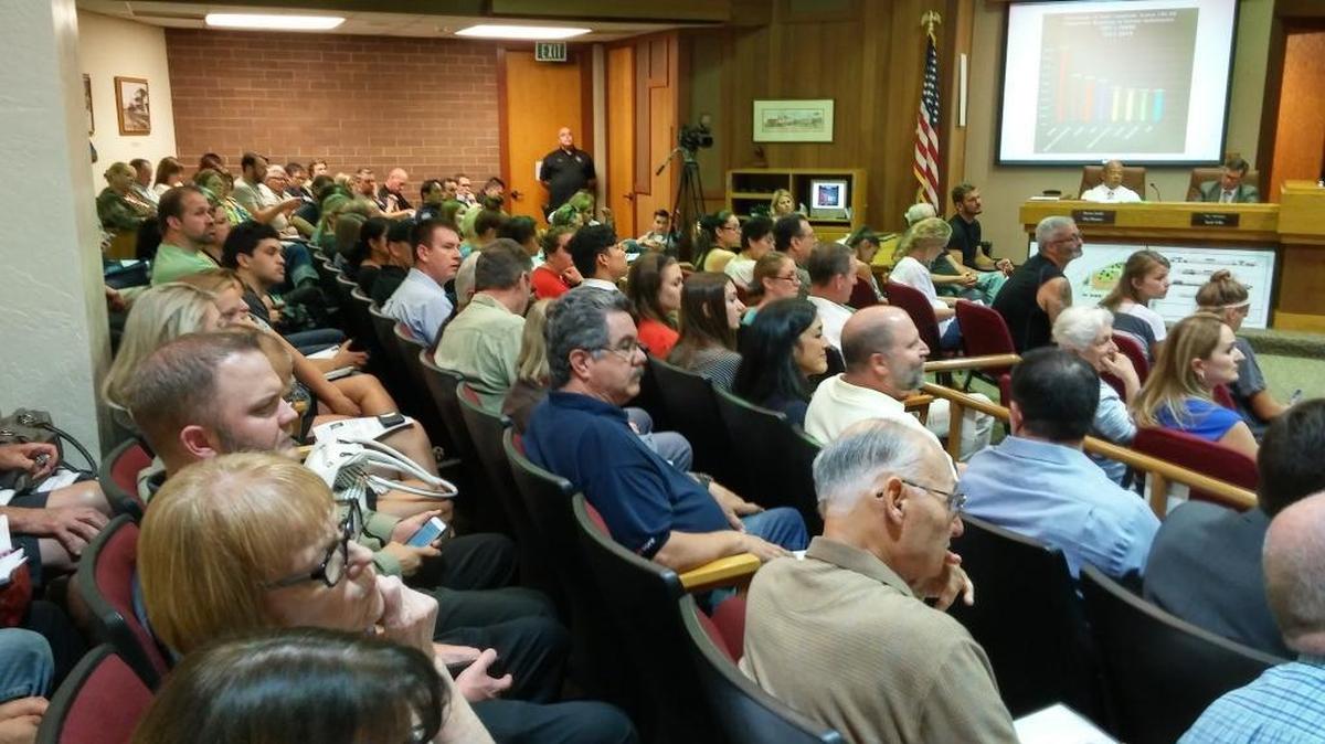 The Clovis City Council Chambers was packed for a September planning commission meeting about the mental health hospital proposed in Dry Creek Industrial Park. On Tuesday, company officials terminated their escrow on property for the site.