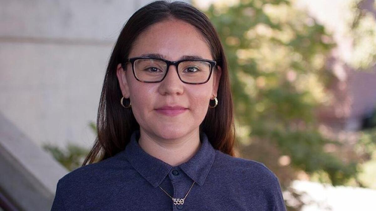 Mireyda Barraza Martinez, 29, was enrolled in Fresno State’s master’s of fine arts creative writing program. She was killed Sunday in a car crash in downtown Fresno. This photo is from a Fresno State Facebook post announcing her passing.