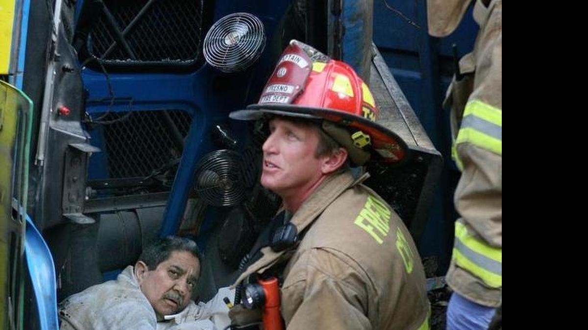 
Capt. Pete Dern shown in an earlier rescue call.
