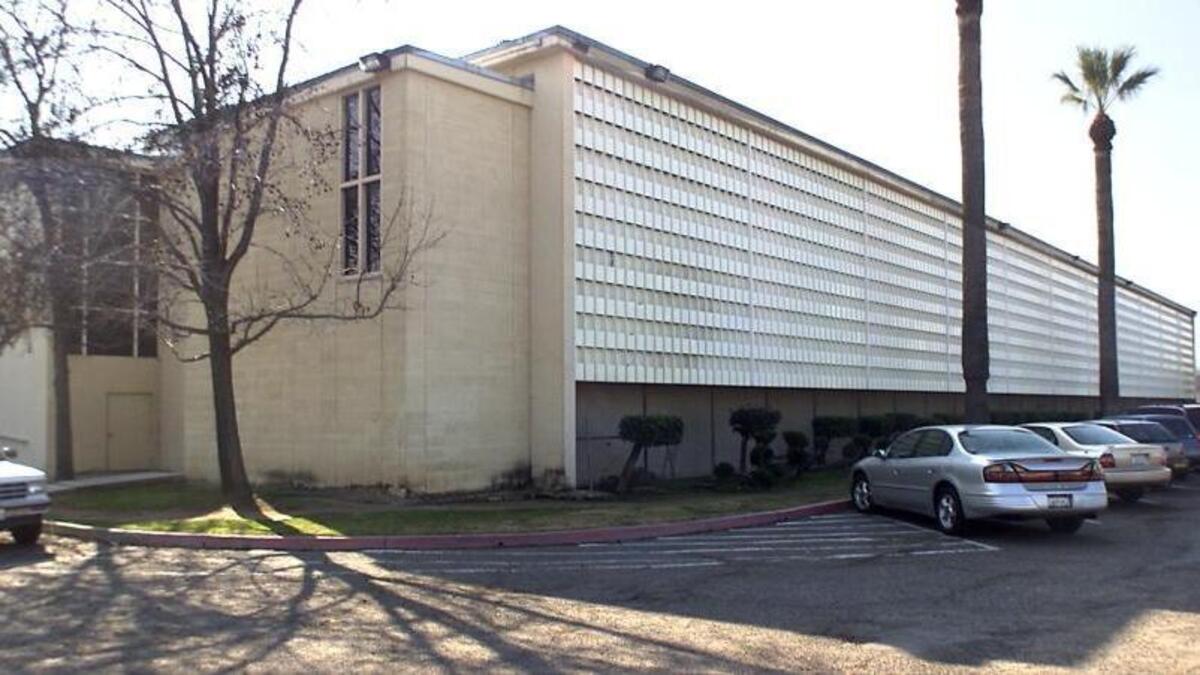 Fresno County’s former Juvenile Hall as seen from Ventura Avenue and 10th Street. The property has been in county hands since 1897.