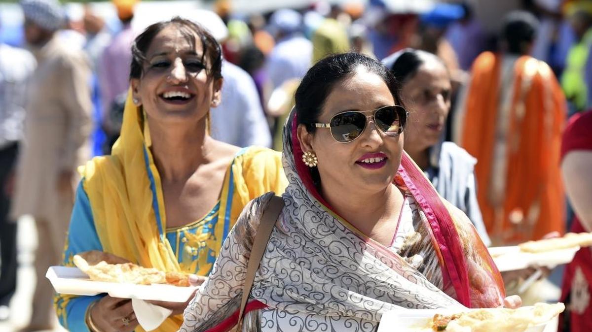 Vegetarian food was served at the Sikh Center of the Pacific Coast following the annual Sikh Day Nagar Kirtan Parade for Vaisakhi celebrations in this April 2016 photo in Selma.