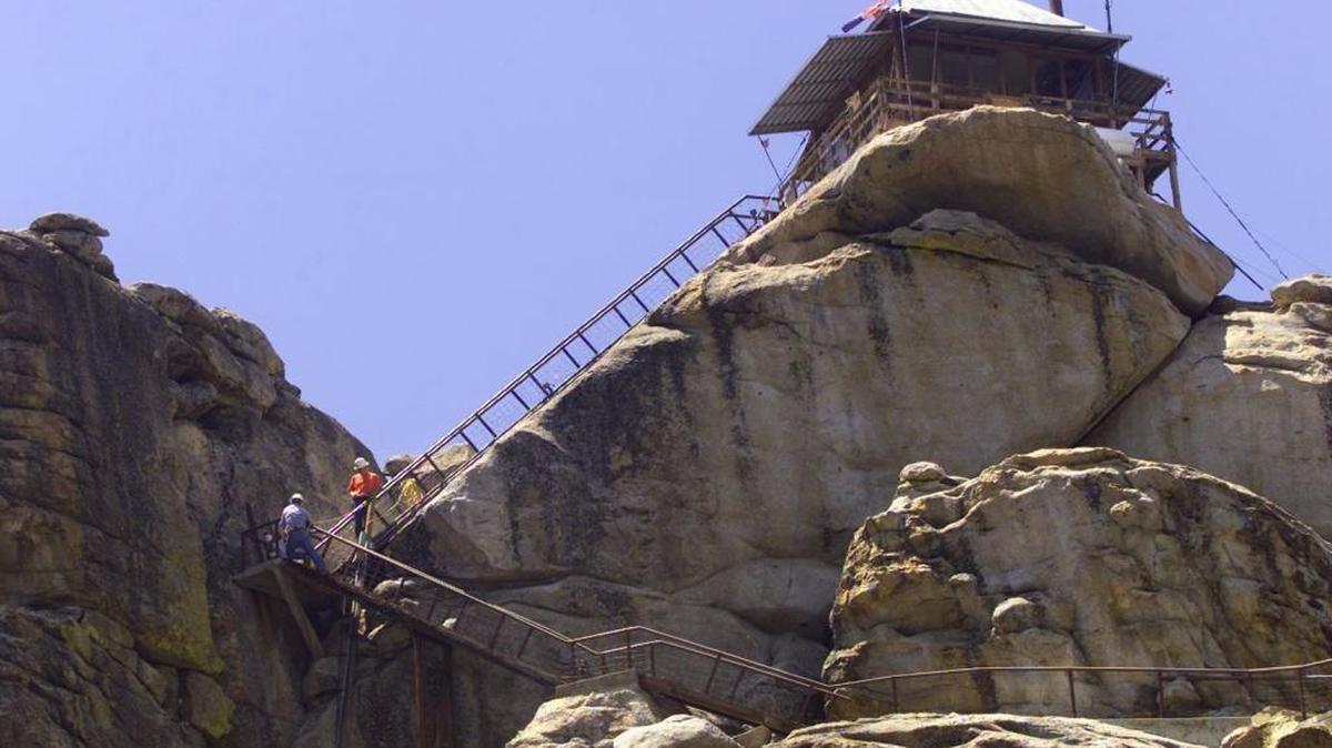 Buck Rock Lookout on Tuesday, July 2, 2002.