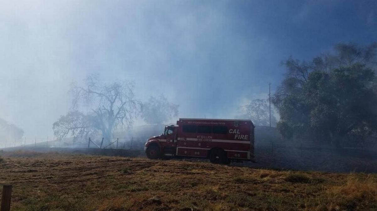 The Ben fire in Mariposa County, west of Ahwahnee, was reported at 630 acres and 80 percent contained Saturday. The blaze was sparked around 4 p.m. Wednesday.