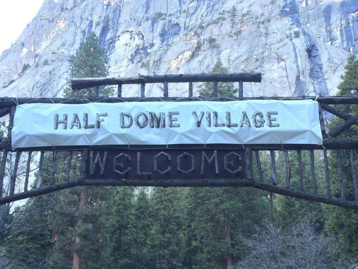 Half Dome Village in Yosemite Valley.