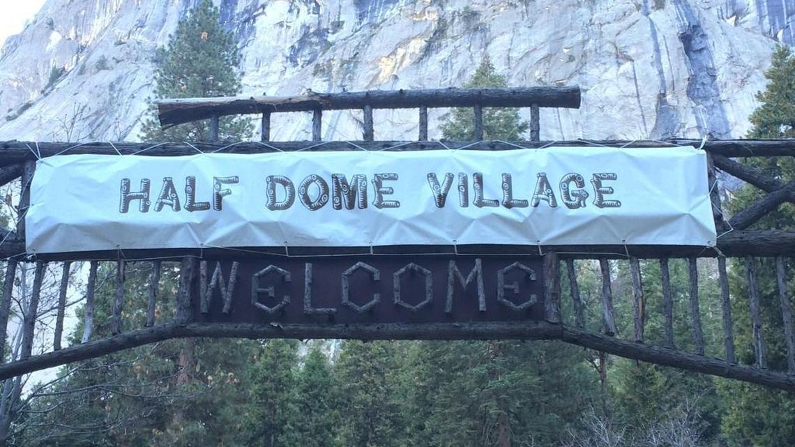 Half Dome Village in Yosemite Valley.