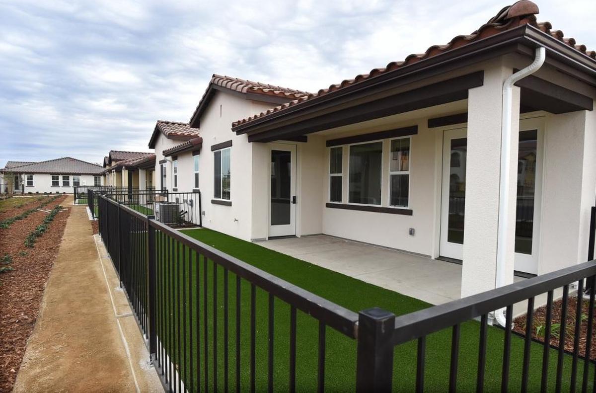 Independent living villas with backyards at The Vineyards, a luxury senior living community that’s a $42 million expansion of the California Armenian Home.