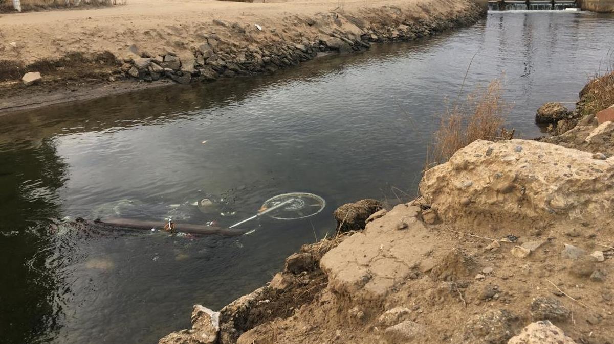 A motorcyclist was found dead in a canal on Saturday after apparently driving off Peach Avenue south of Fresno, the California Highway Patrol reported.