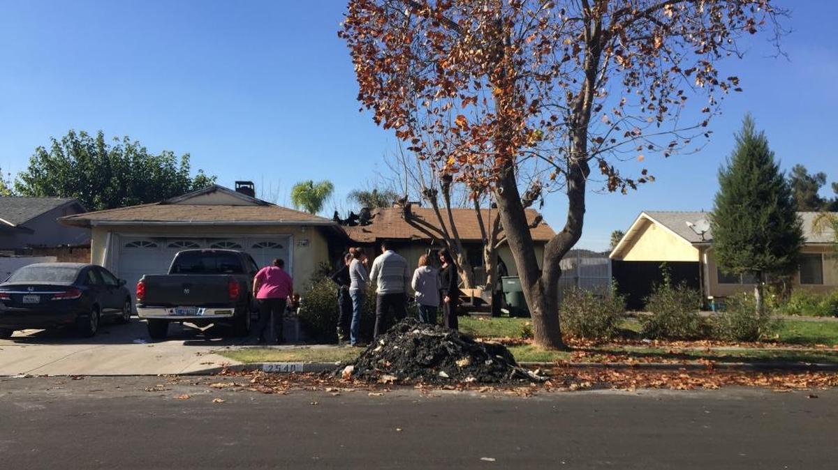 Joe Aguilar, 76, was injured in a fire at this home in southeast Fresno Monday night. He later died from the injuries.