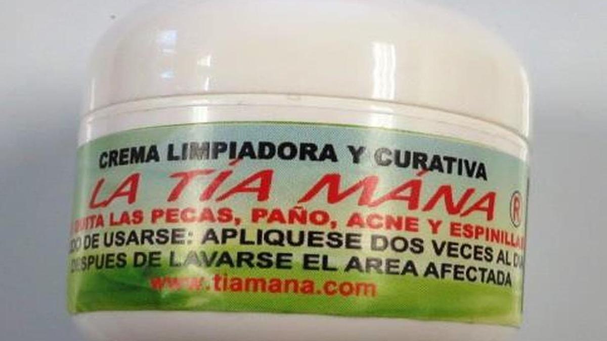 This is the type of cream that consumers need to avoid due to mercury, state officials said Monday.
