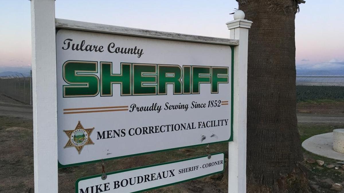 Front of the Tulare County Men’s Correctional Facility.