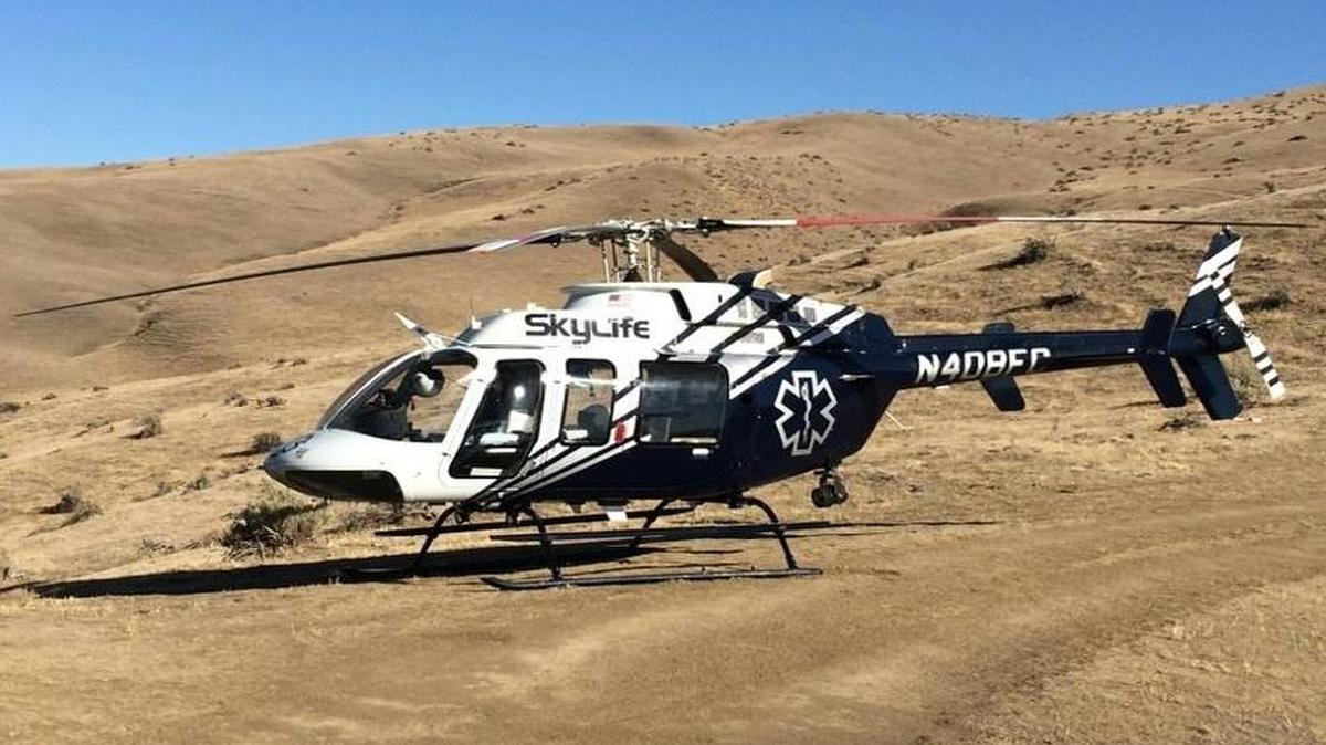 
This SkyLife helicopter had a near miss with a drone near the Fresno Yosemite International Airport.
