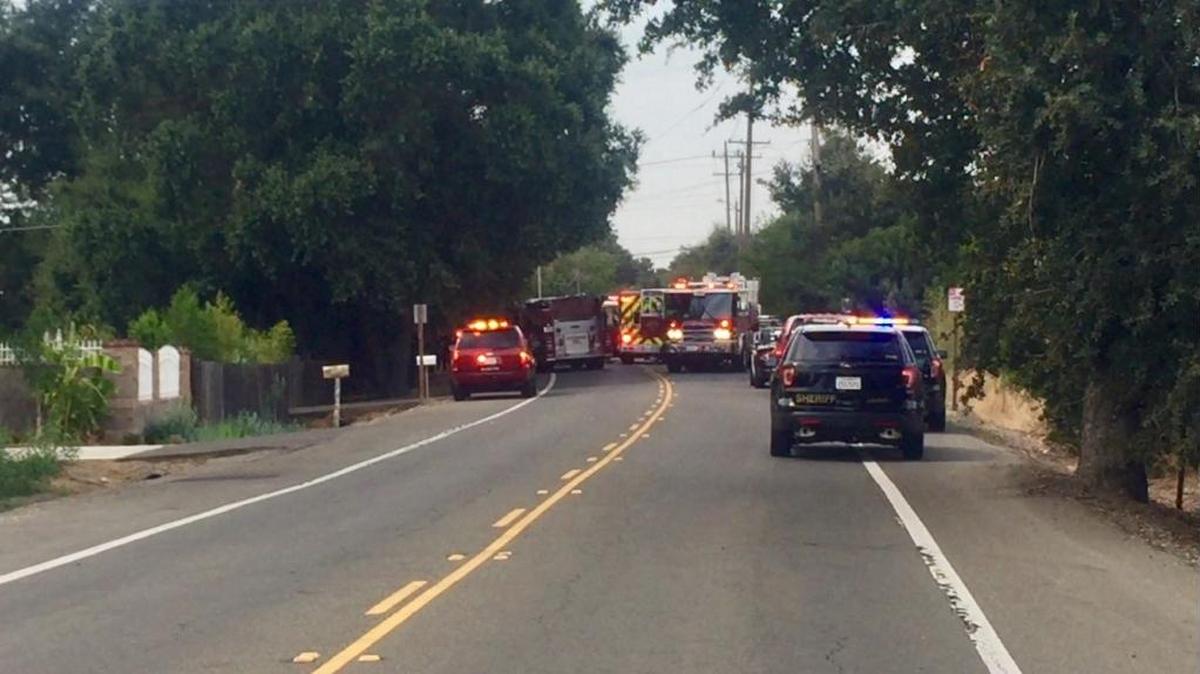 Emergency personnel responded to the area of 28th and U streets in Rio Linda after a small airplane crashed into the rear yard of a home on Aug. 3, 2017.