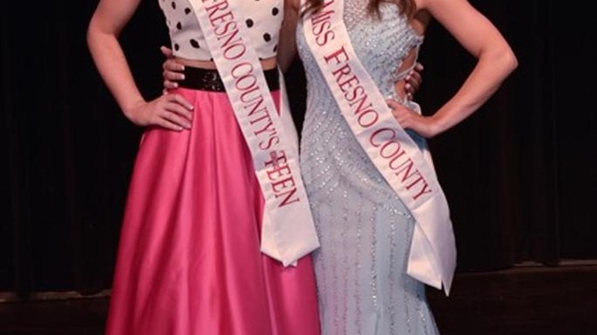 Jacqueline Trafton, Fresno’s Outstanding Teen 2016, left, and Kelsey Schulties, Miss Fresno County.