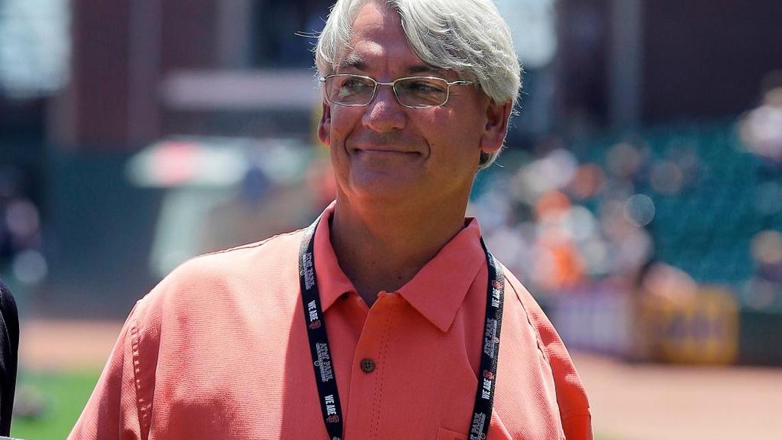 Former major league baseball pitcher Dave Dravecky, seen here before a baseball game between the San Francisco Giants and the Cleveland Indians in San Francisco on July 19, will speak at the 29th annual Charity Gala hosted by Adventist Health’s Central Valley Health Foundation.