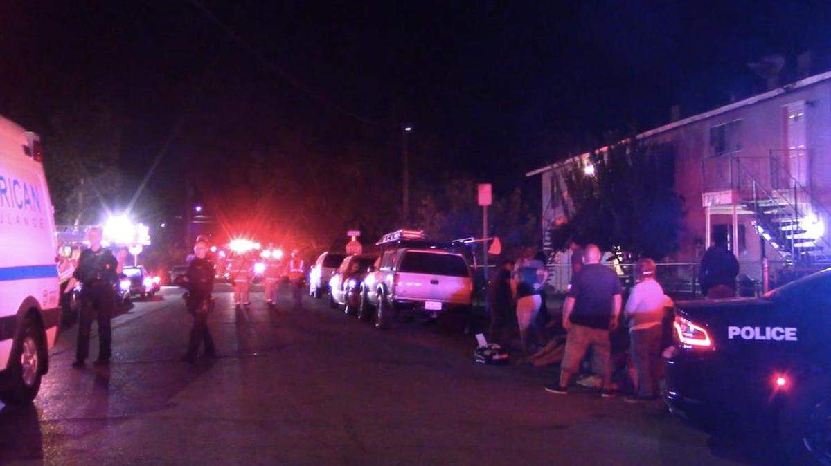 An ongoing domestic dispute between a husband and wife spread into an apartment fire that endangered a different family, including multiple children.