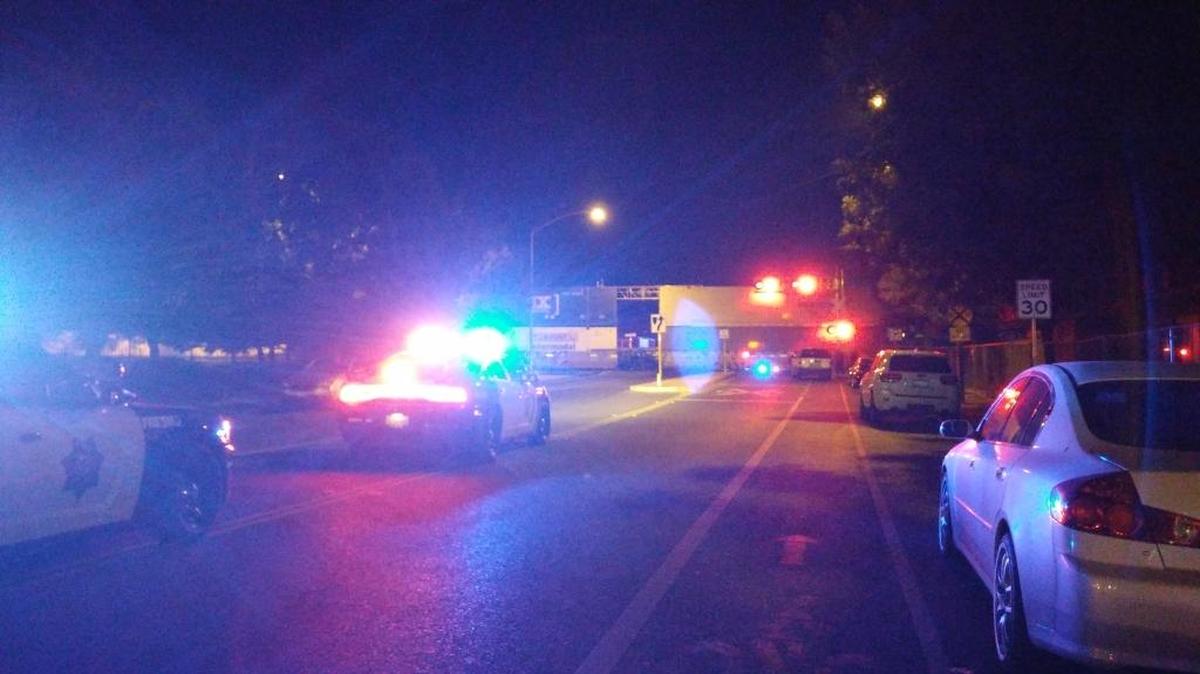A man was hit by a train after police say he was lying on the tracks near Divisadero and Clark streets in downtown Fresno on Saturday Sept. 17, 2016.