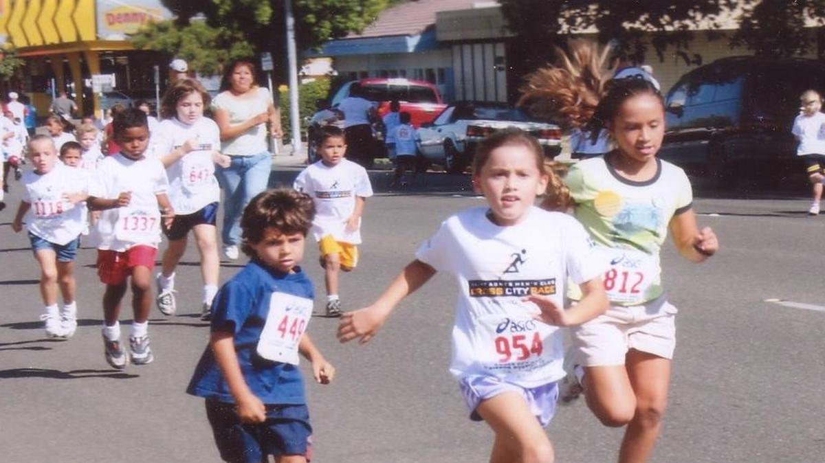 
Alyssa Samansky loved to run and to read. She’s seen here competing in the annual Cross City Race in Fresno. 

