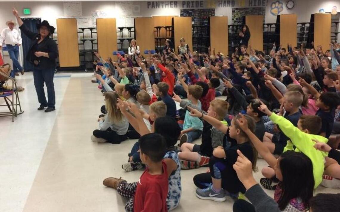 Cowboys and Kids assemblies get Clovis students rarin’ to go to Clovis Rodeo