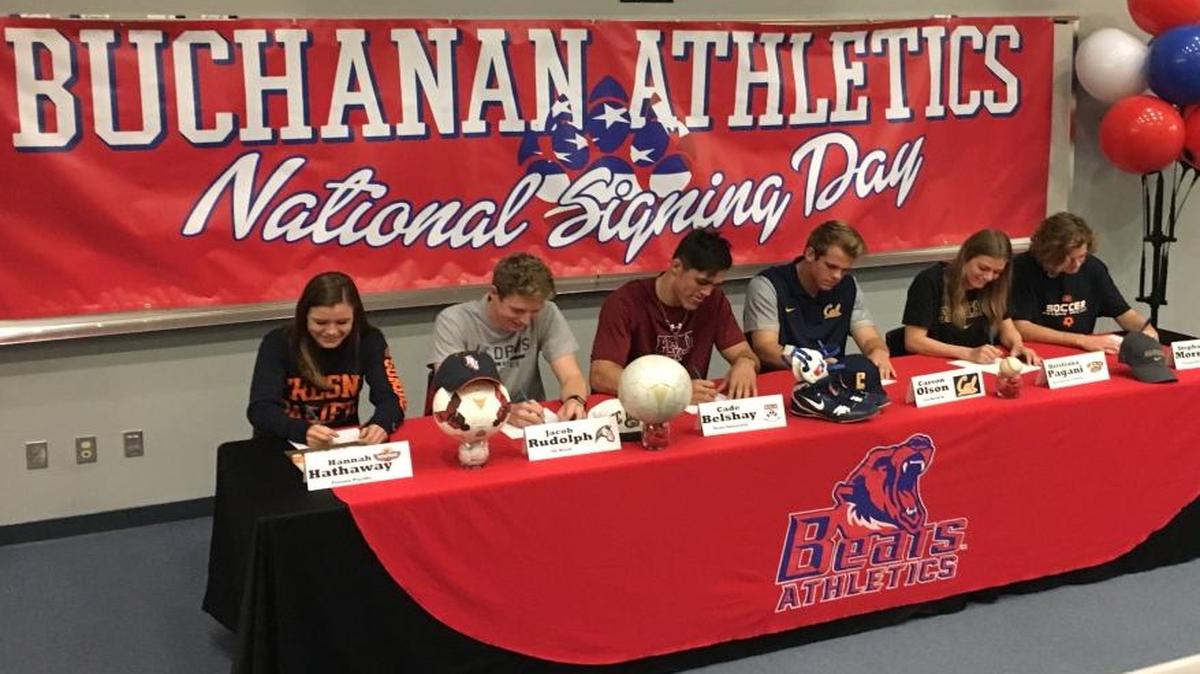 Buchanan High student-athletes.