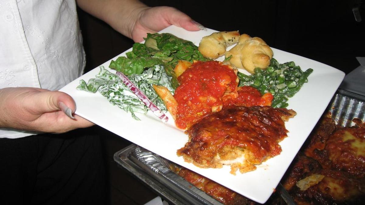 
Chicken parmigiana is one of the specialty entrees on the menu at Mother Mary's Italian Kitchen & Pizzeria.
