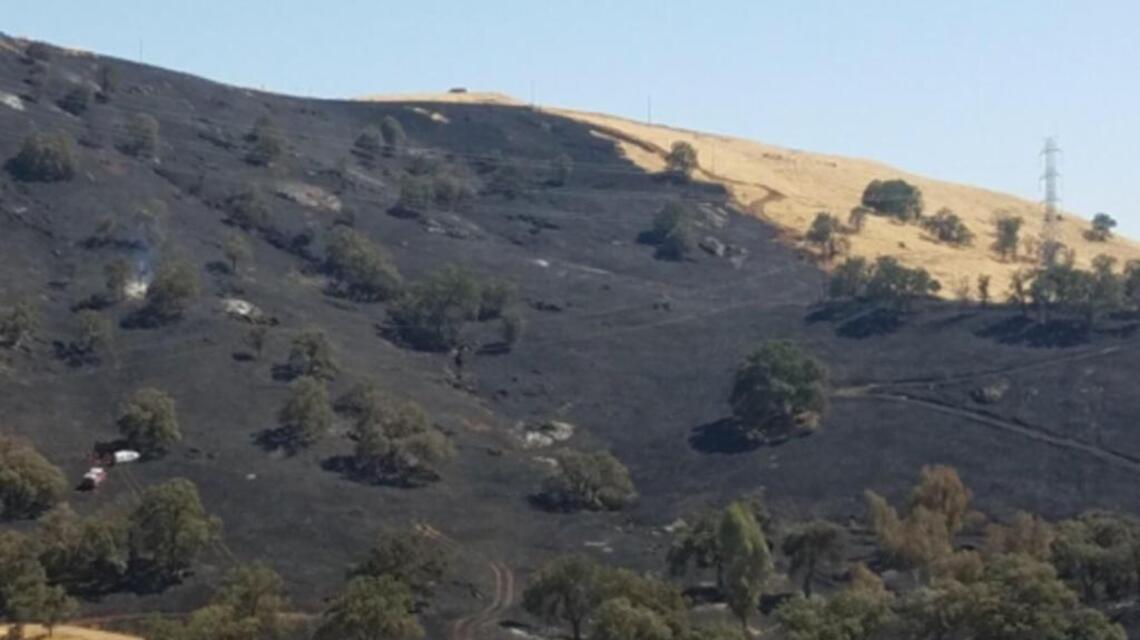 Fire that destroyed home on Auberry Road is now 95 percent contained