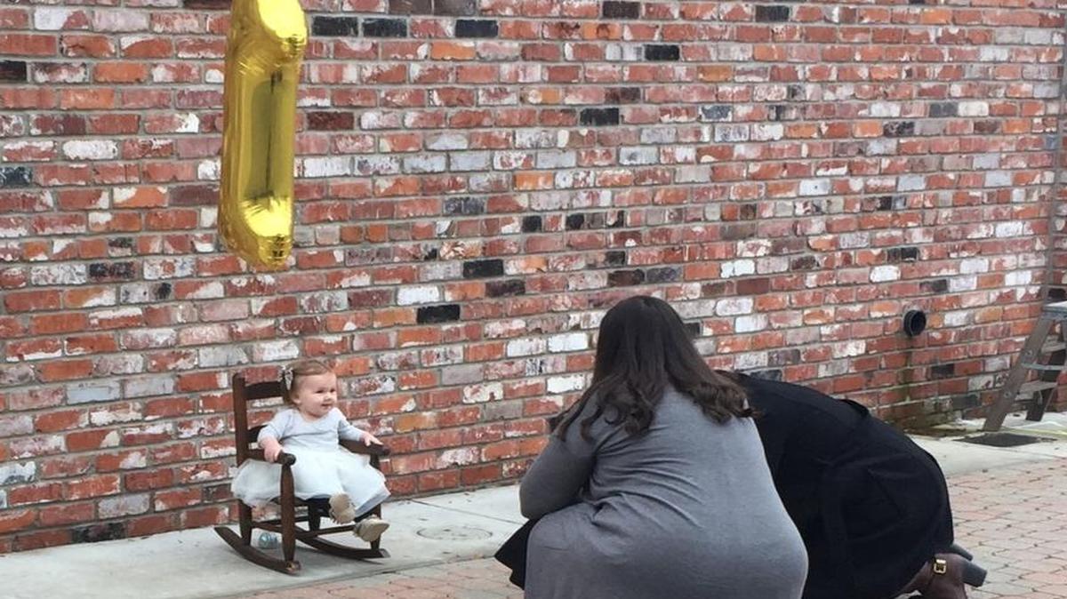 Old Town Clovis is a prime spot for family portraits to celebrate birthdays and other special occasions.