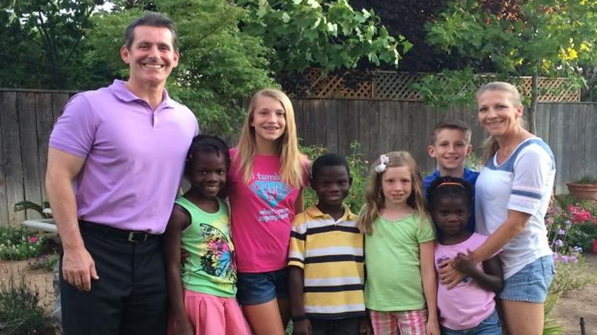 The Mohrs, from left, are Christopher, Valencia, Marin, Kerby, Megan, Steven, Laurencia and Mindy.