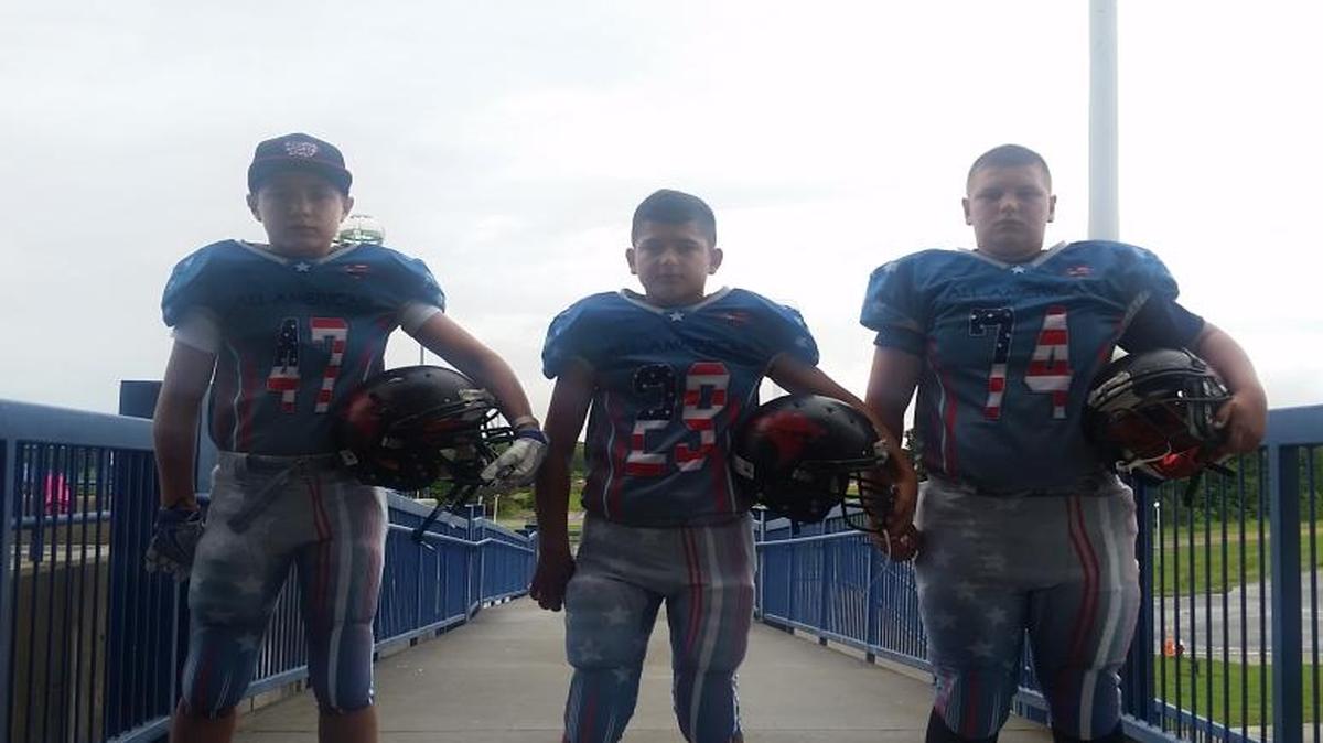 Sixth-graders Luke Haines, Matthew De la Cruz and Tyler Boragno travelled to Virginia Beach, Virginia to play in the Diamond Spring Bling All-American game on Memorial Day weekend.