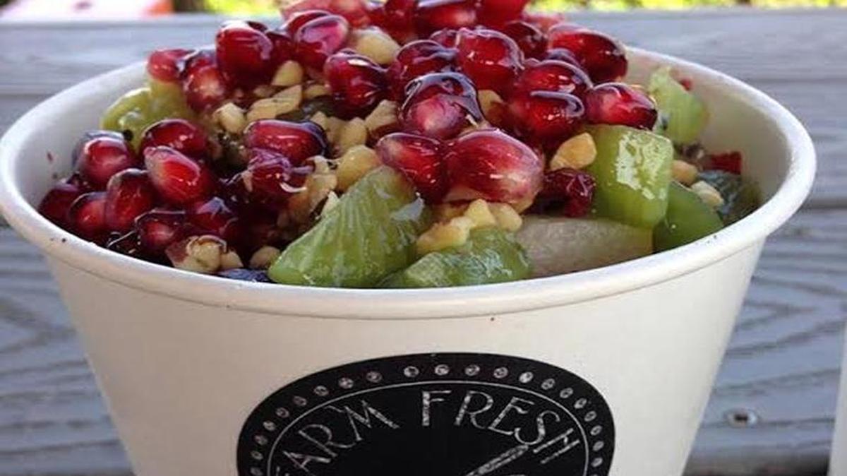 A variety of acai bowls are on the menu at Farm Fresh Bowls.