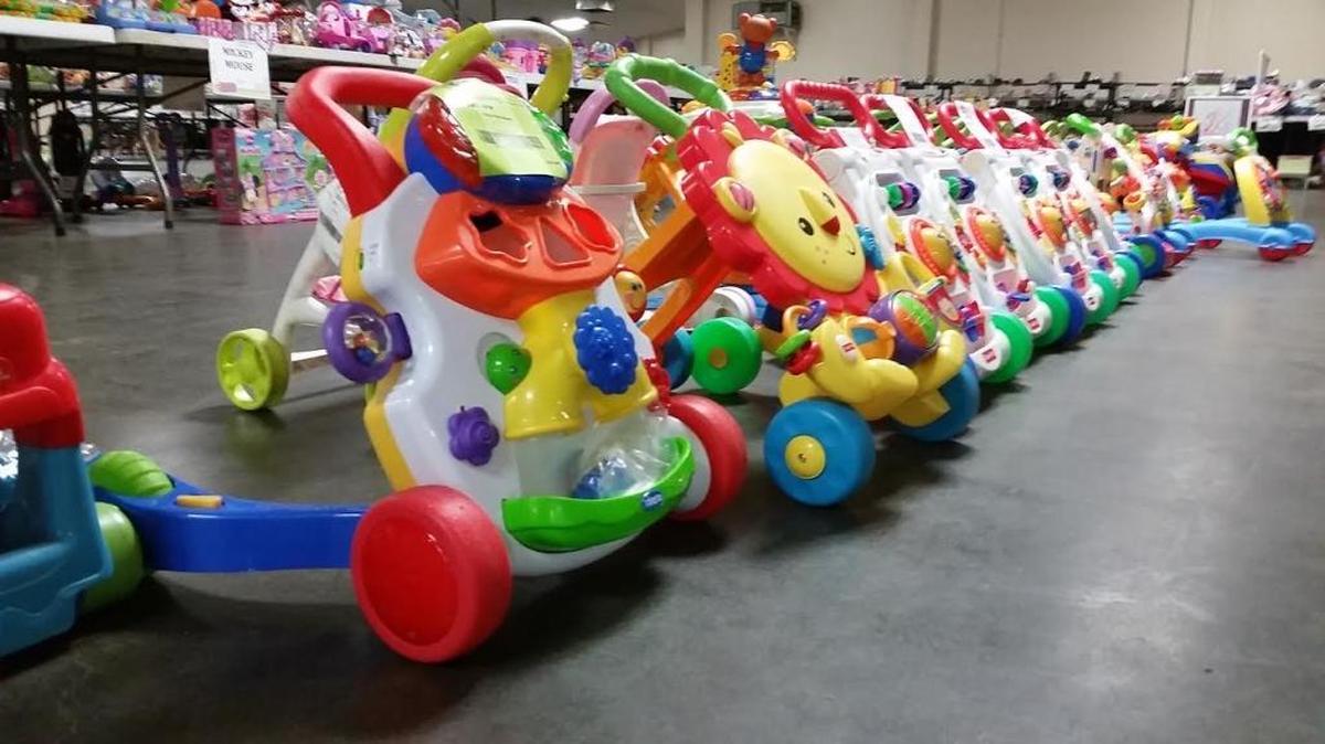 Large toys are popular items at Just Between Friends consignment sales.