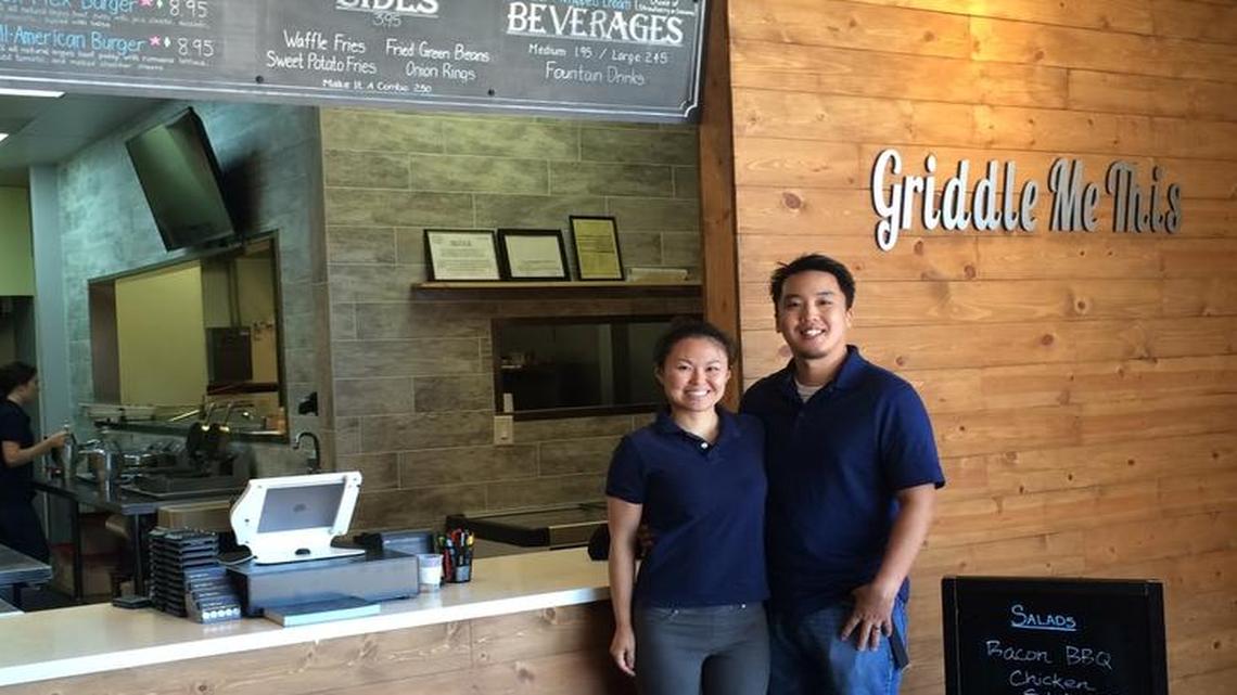 Tina Qi and Riki Toba own Griddle Me This in North Fresno.