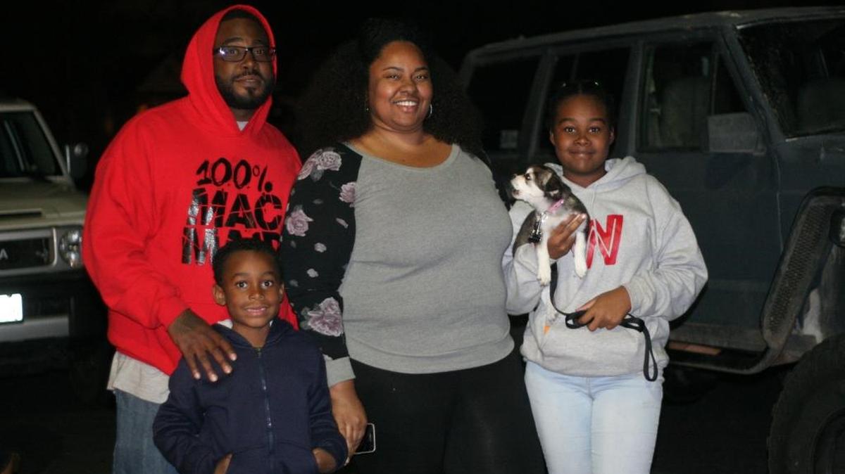 Tommie, Tommie Jr., Shayla, Armara and Coco Johnson