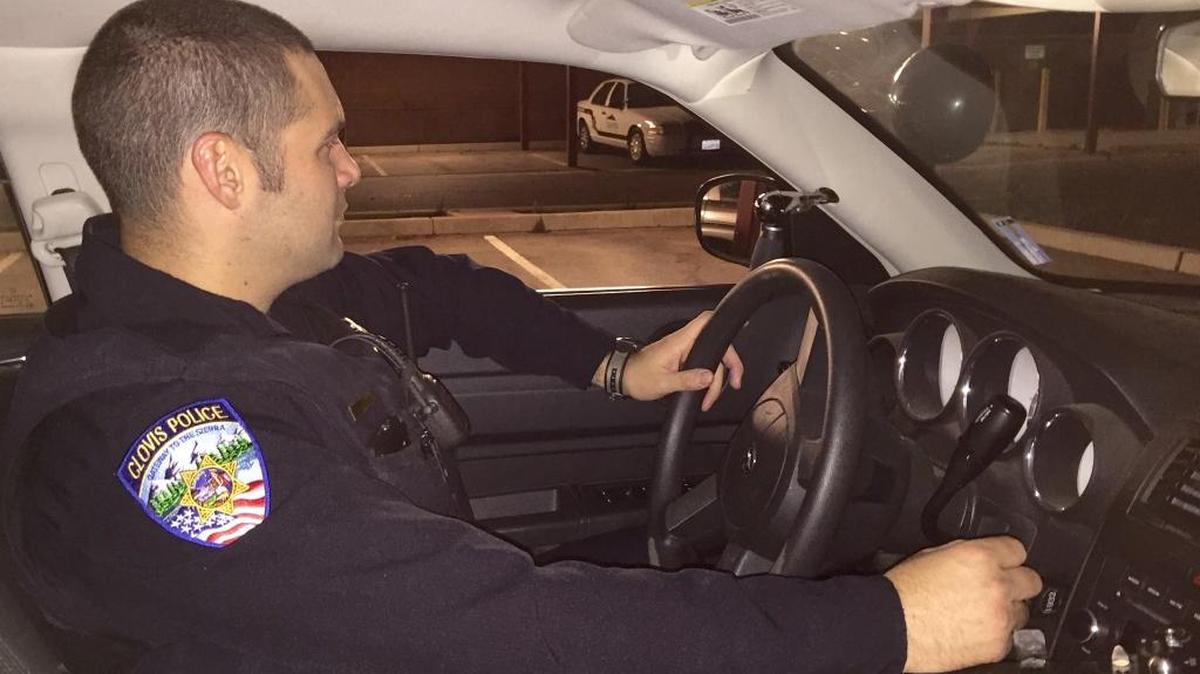 Clovis police officer Matt Maciel says community service is at the heart of his job.