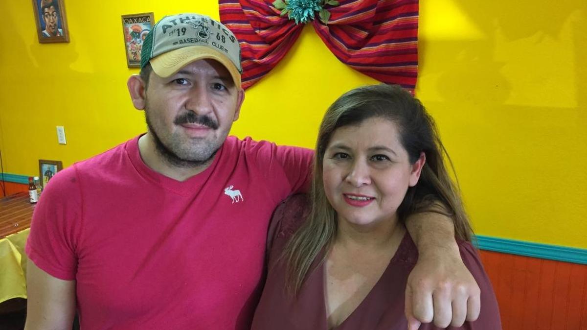 German Carrillo and Norma Carrillo are pictured inside their restaurant, Carrillo’s Mexican Food.