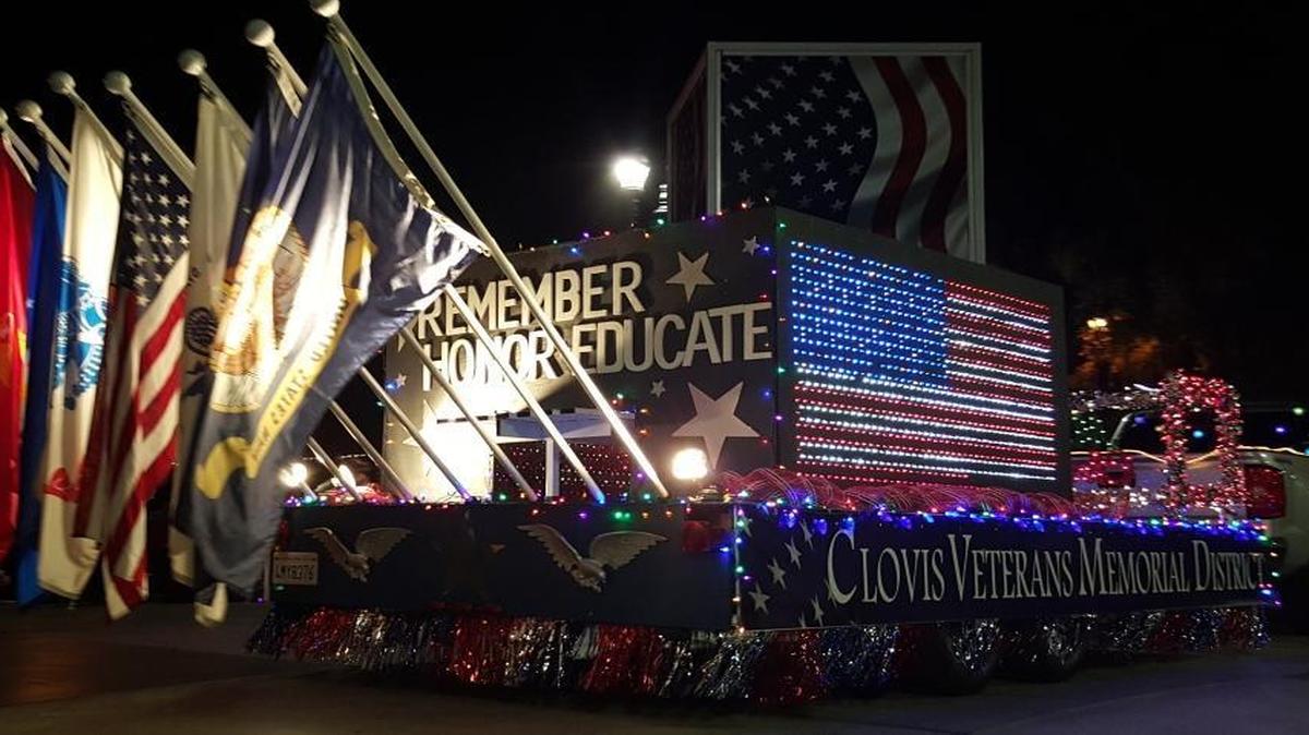 Clovis Veterans Memorial District’s float.